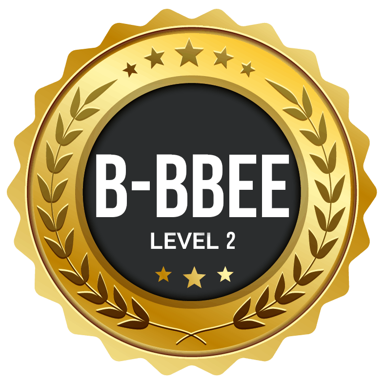 B-BBEE Level 2 contributor seal