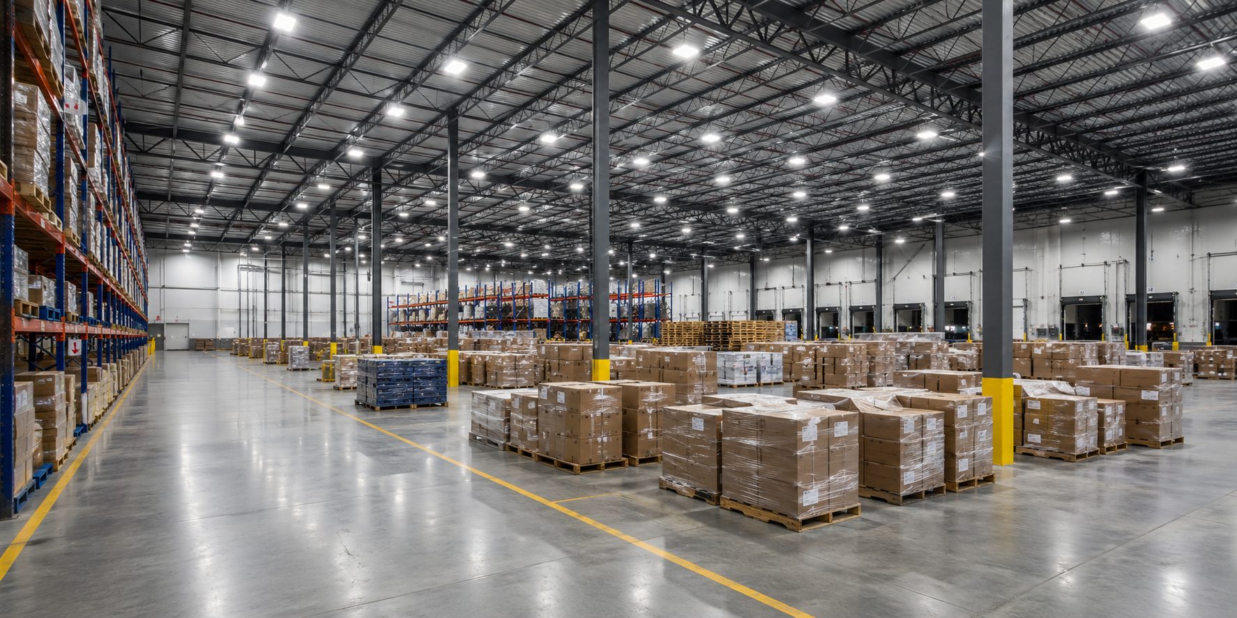 Genstar-lit wholesale warehouse